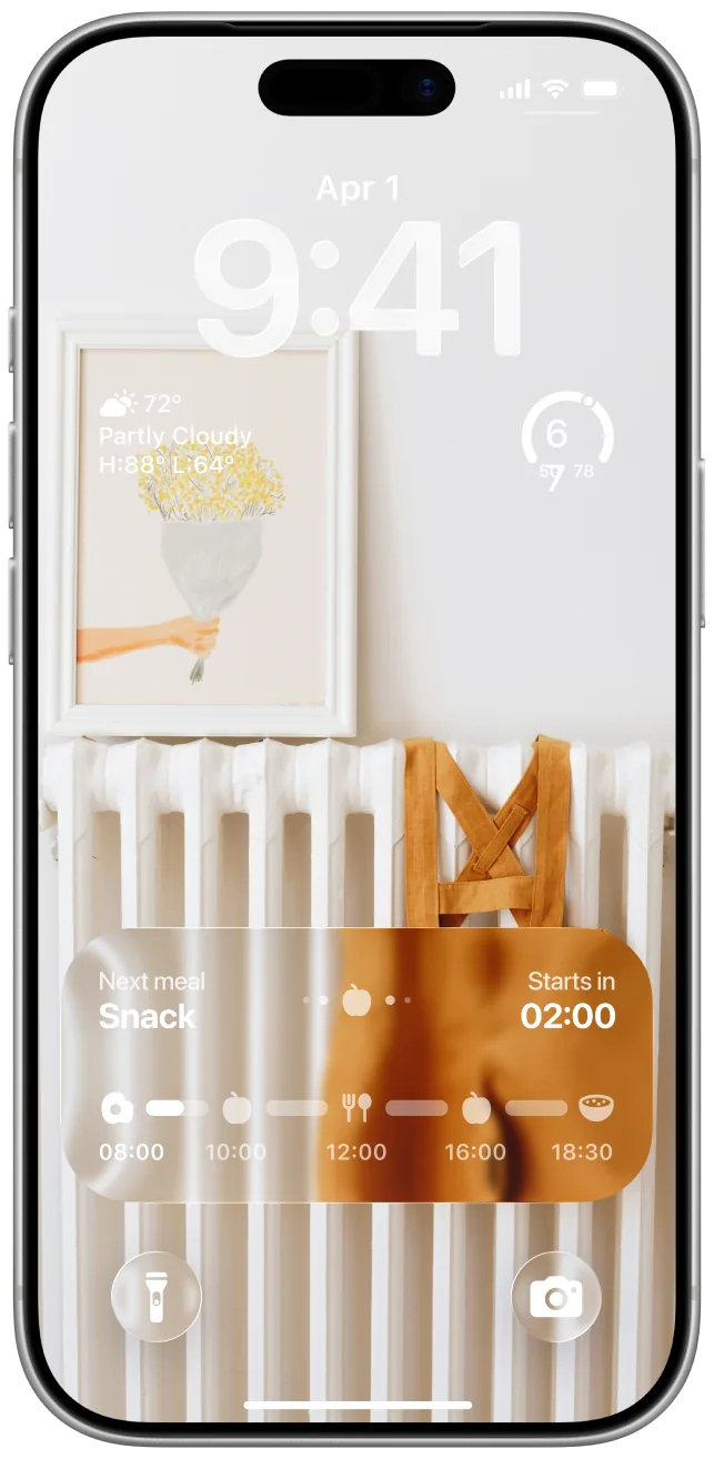 Live Activity widget